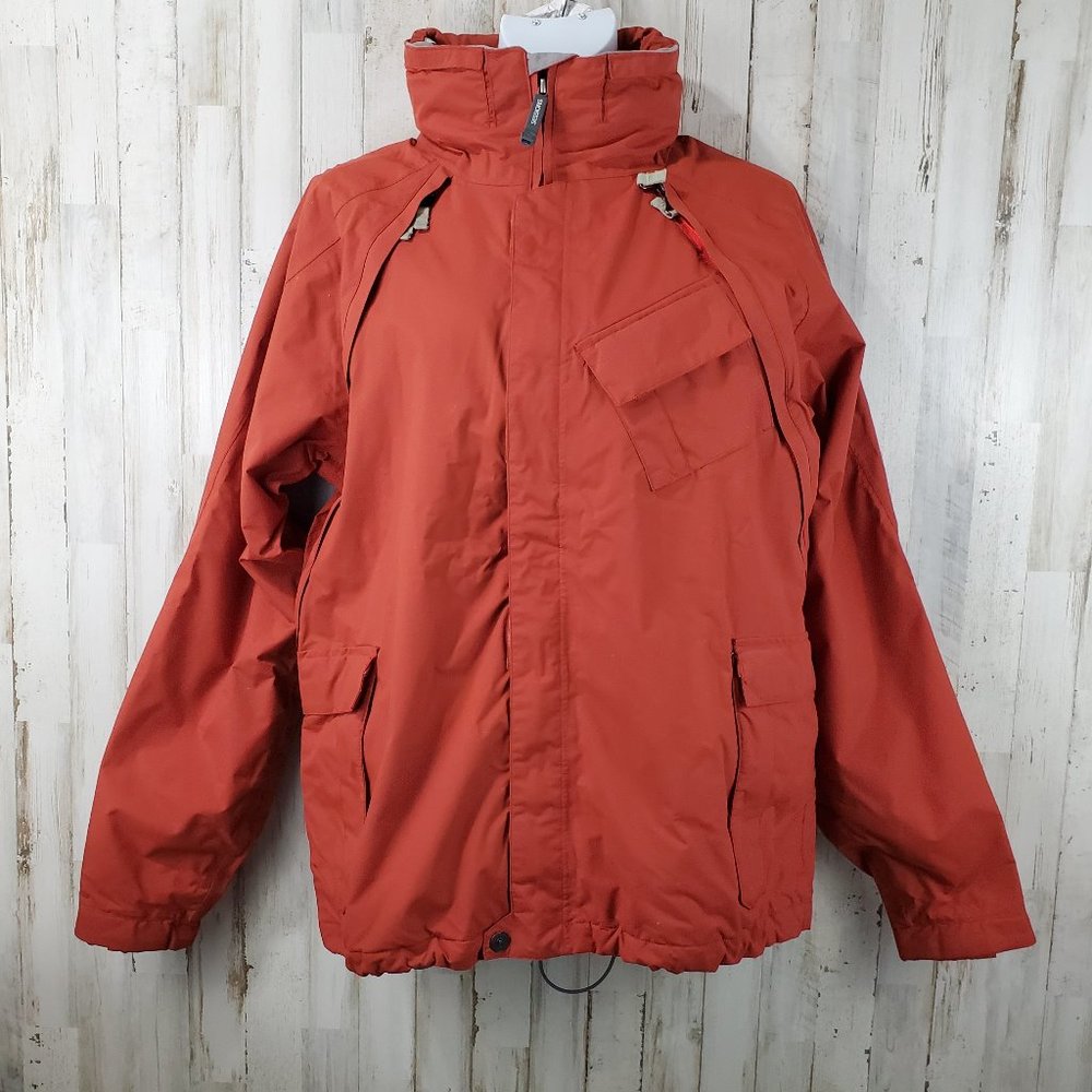 Sessions Womens Jacket M Cargo Rust Summit Series Waterproof Recco Breathable